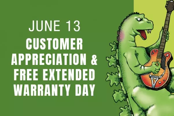 Customer Appreciation & FREE Extended Warranty Day
